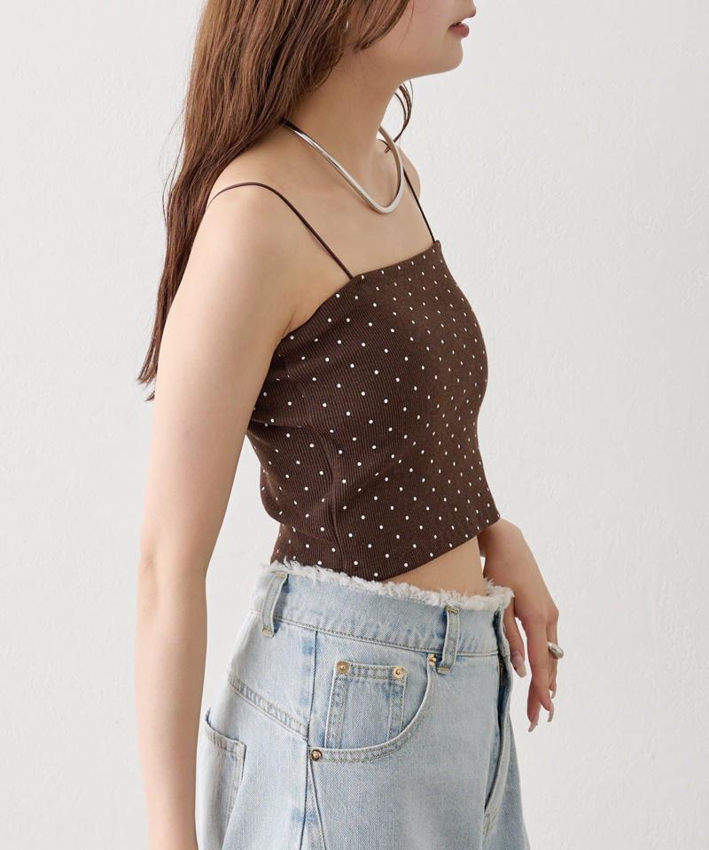 【万能インナー/嬉しい8色展開】パット付きショートキャミソール2