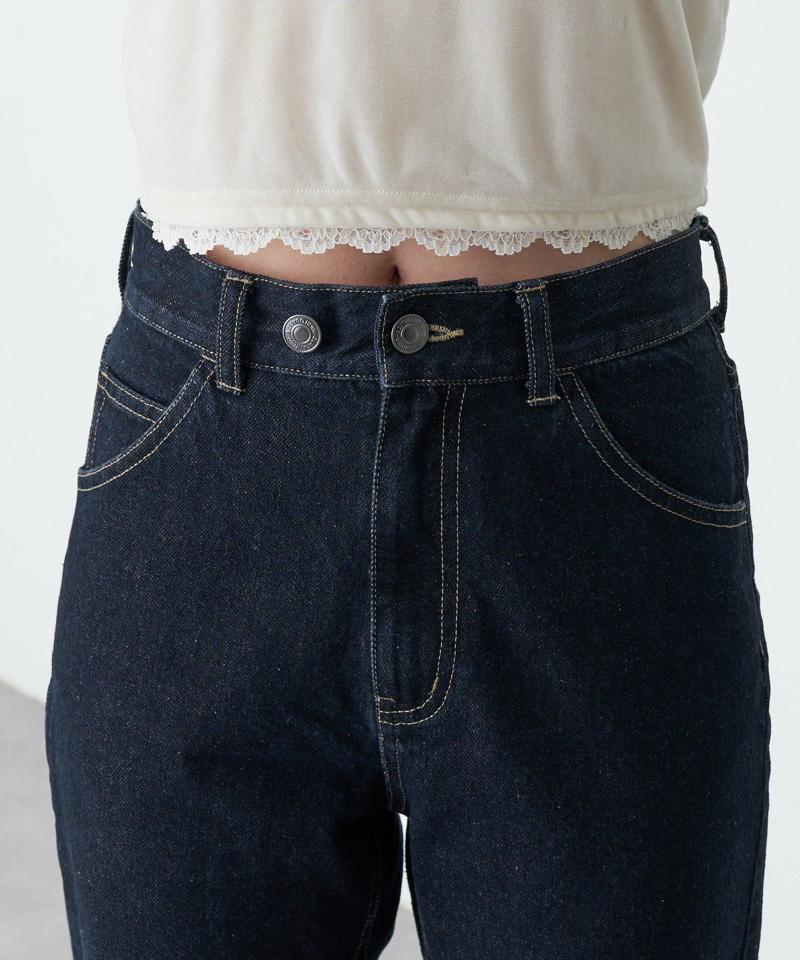 【サイズ展開あり/ウエスト調整可】フレアデニムパンツ