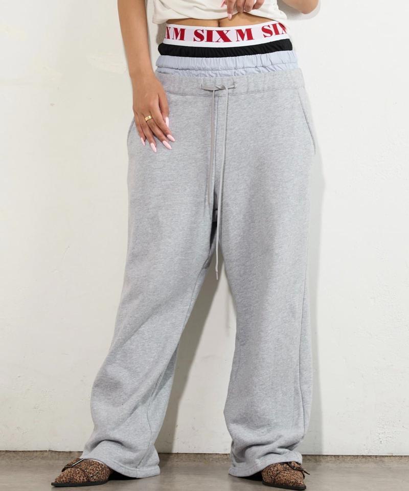 【新色追加】Six M/シックスエム トリプルレイヤードパンツ