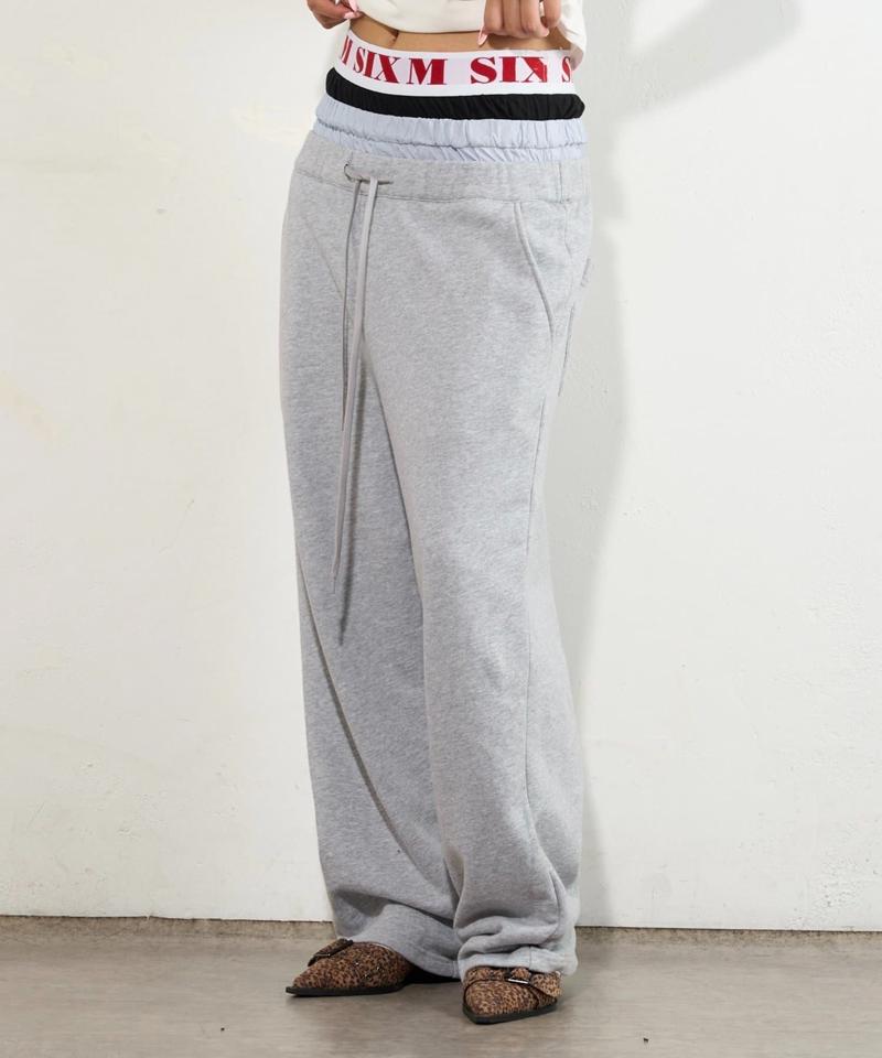 【新色追加】Six M/シックスエム トリプルレイヤードパンツ