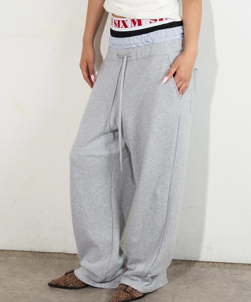 【新色追加】Six M/シックスエム トリプルレイヤードパンツ