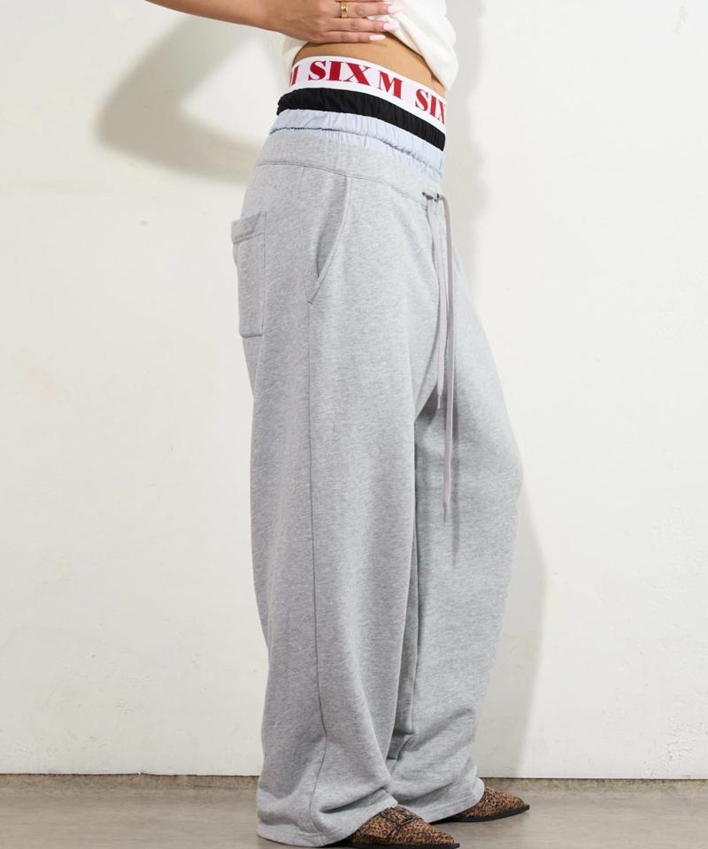 【新色追加】Six M/シックスエム トリプルレイヤードパンツ