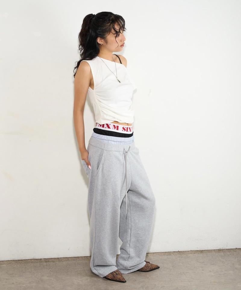 【新色追加】Six M/シックスエム トリプルレイヤードパンツ