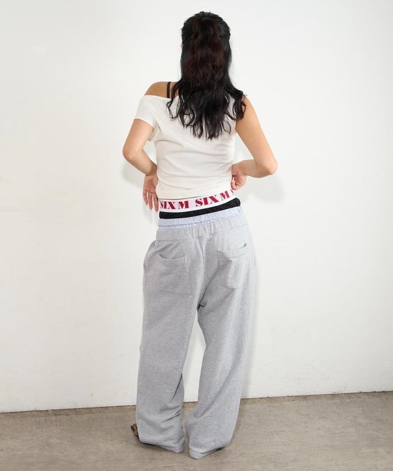 【新色追加】Six M/シックスエム トリプルレイヤードパンツ