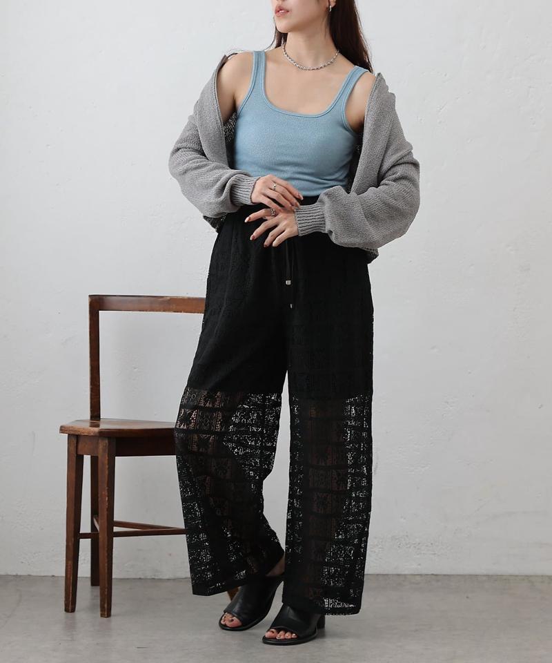 【リバイバル】ラメフライススクエアタンクトップ