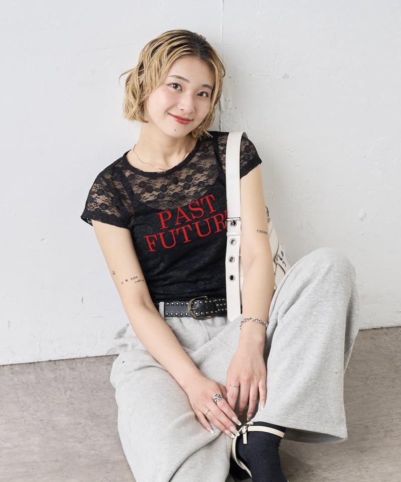 PAST FUTURE レースTEE