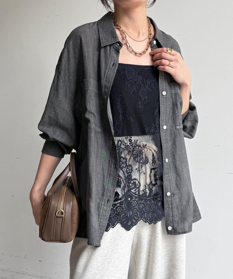 【新色追加】スカラレースキャミ