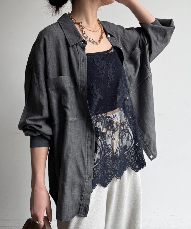 【新色追加】スカラレースキャミ