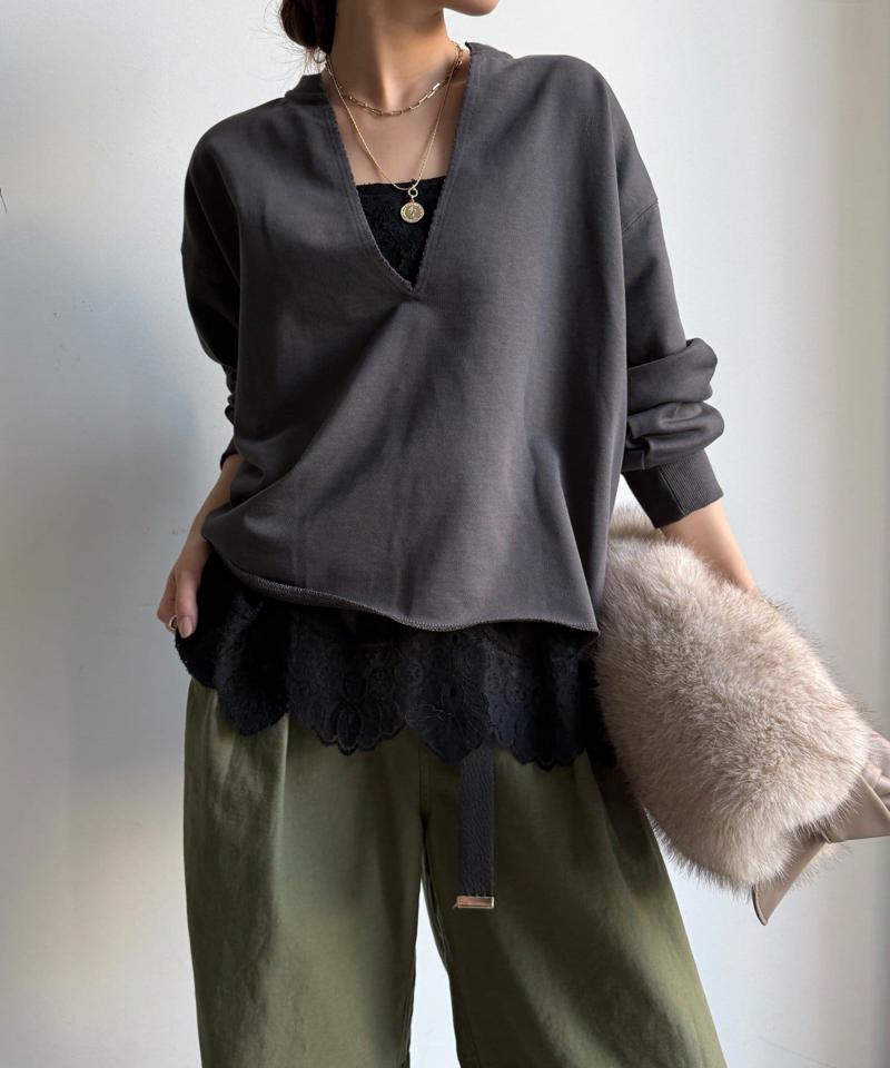 【新色追加】スカラレースキャミ