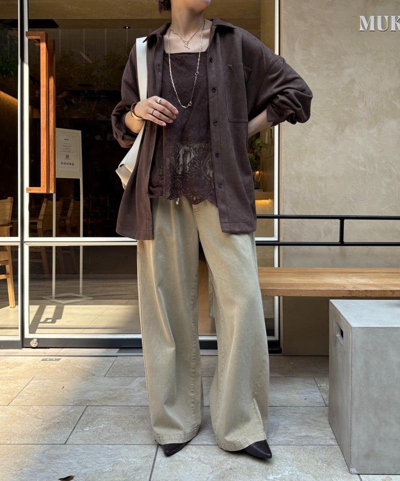 【新色追加】スカラレースキャミ