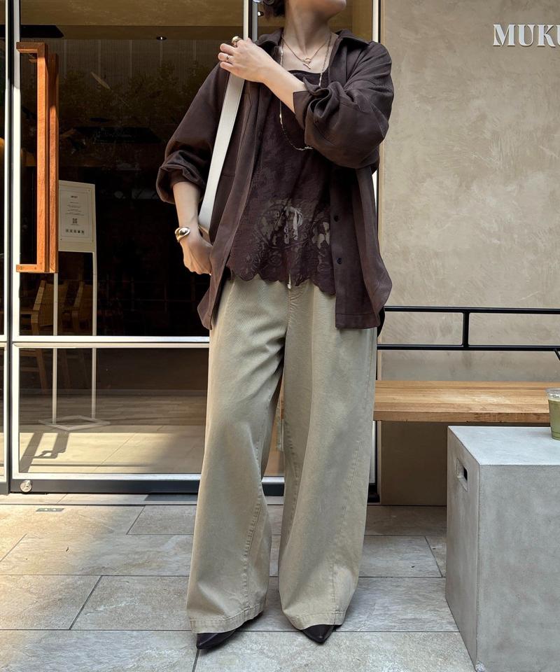 【新色追加】スカラレースキャミ