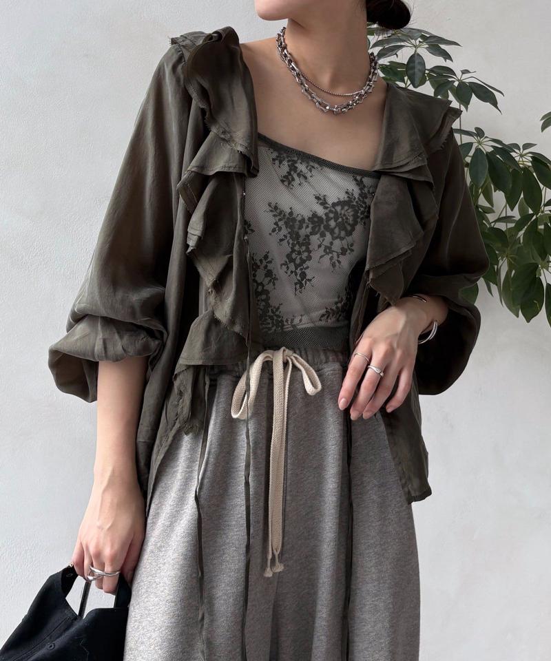 【新色追加】スカラレースキャミ