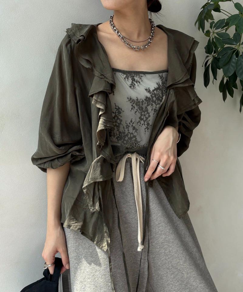 【新色追加】スカラレースキャミ