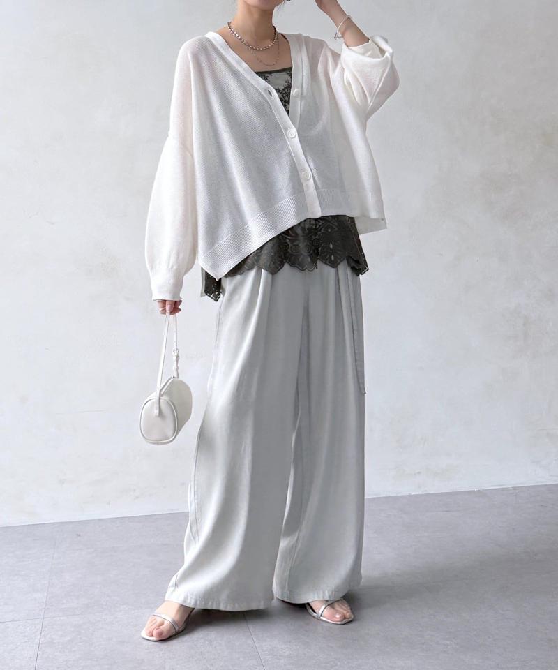 【新色追加】スカラレースキャミ