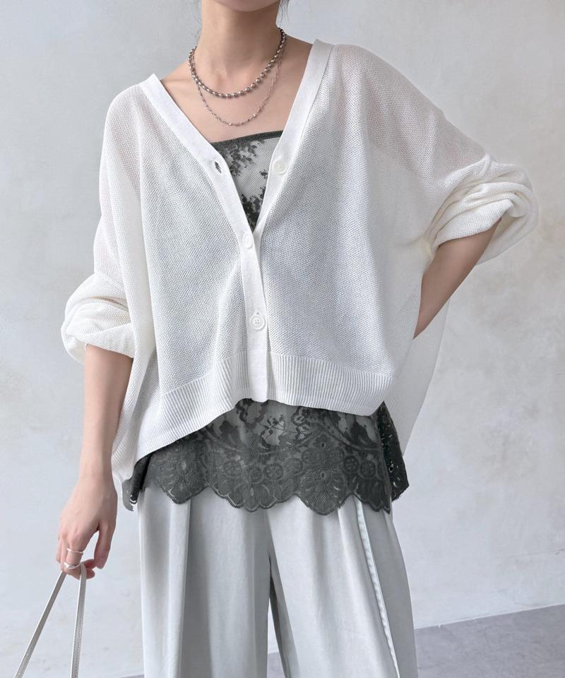 【新色追加】スカラレースキャミ