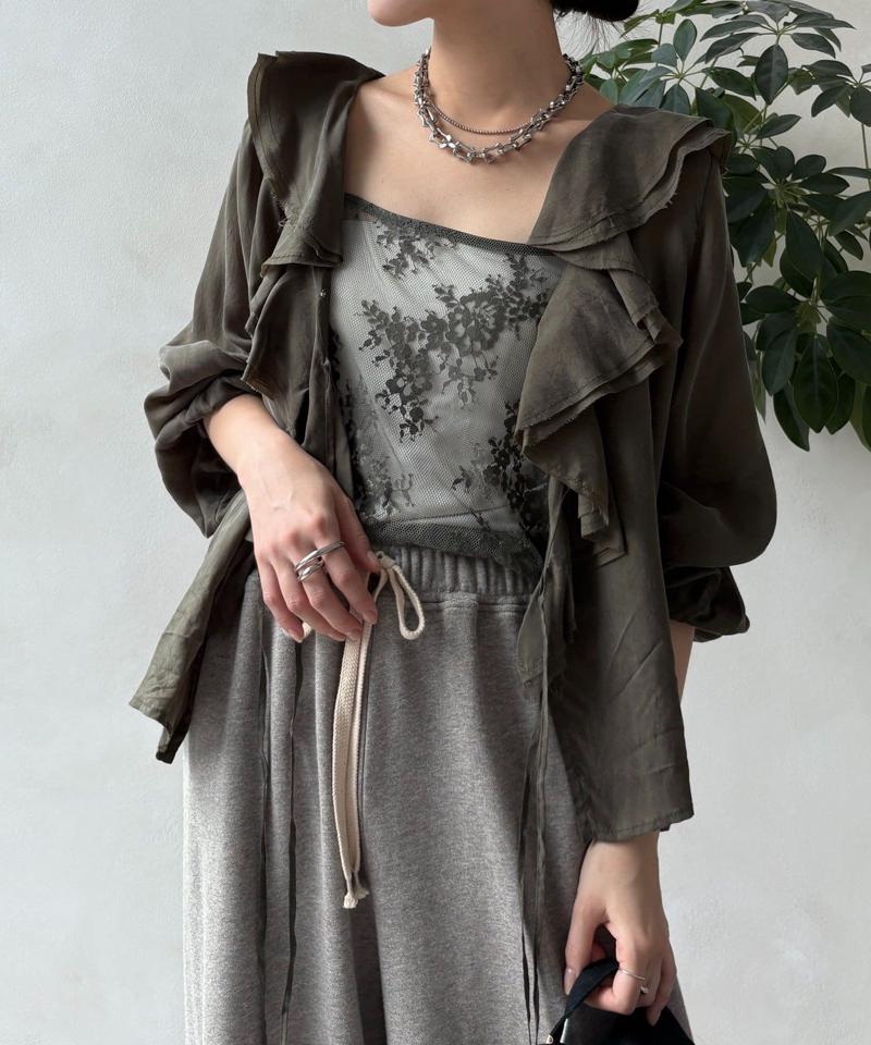 【新色追加】スカラレースキャミ