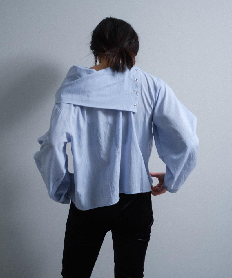 Off shoulder design shirt