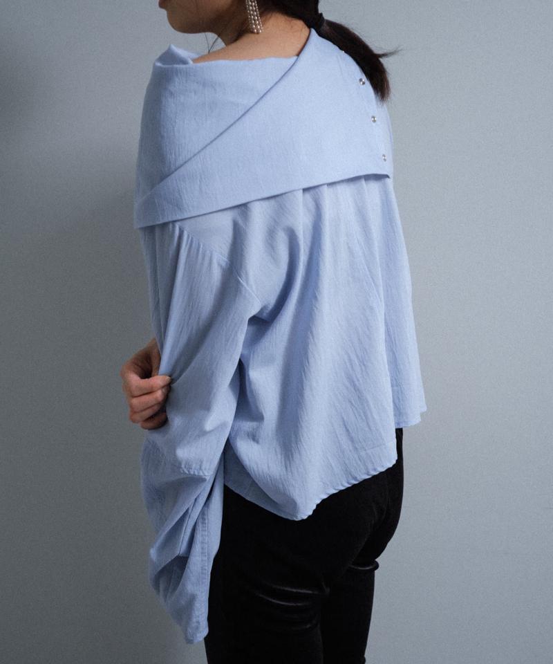 Off shoulder design shirt