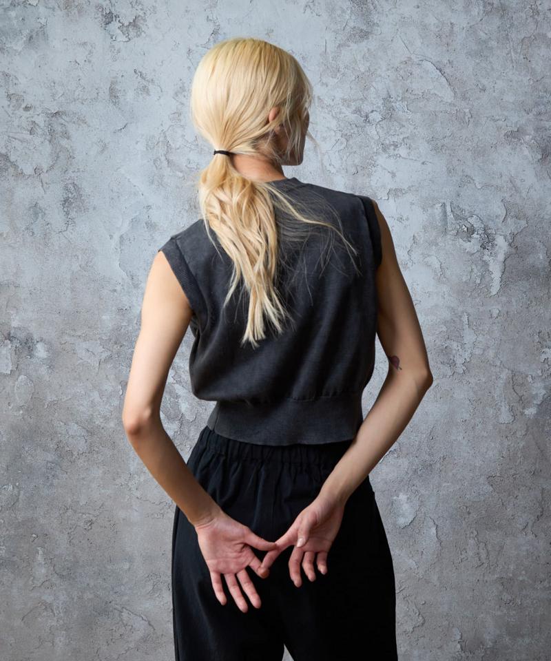 【paradigm】コットンニットコンパクトベスト