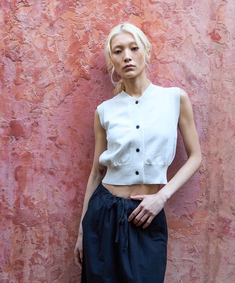 【paradigm】コットンニットコンパクトベスト