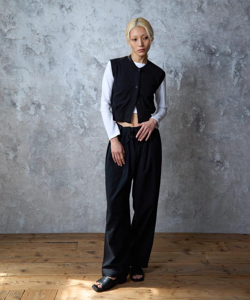 【paradigm】コットンニットコンパクトベスト