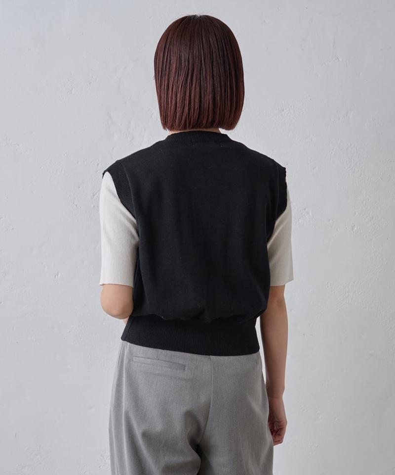 【paradigm】コットンニットコンパクトベスト