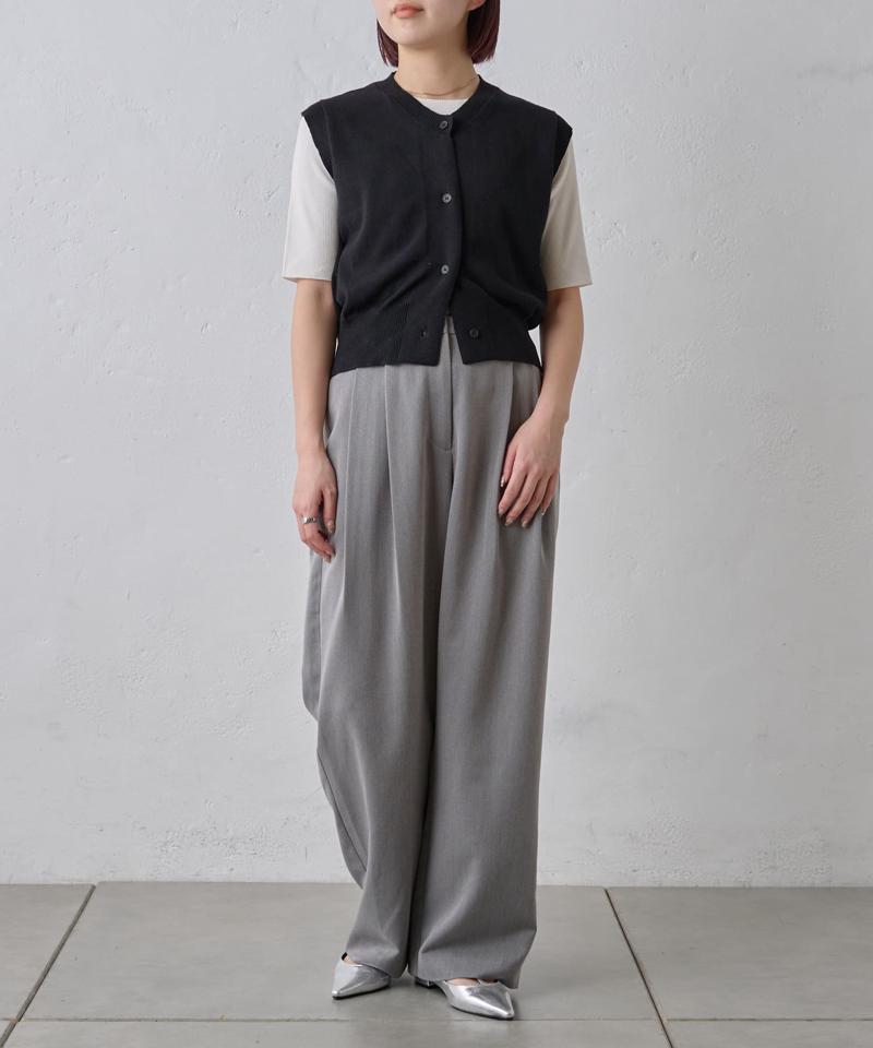 【paradigm】コットンニットコンパクトベスト