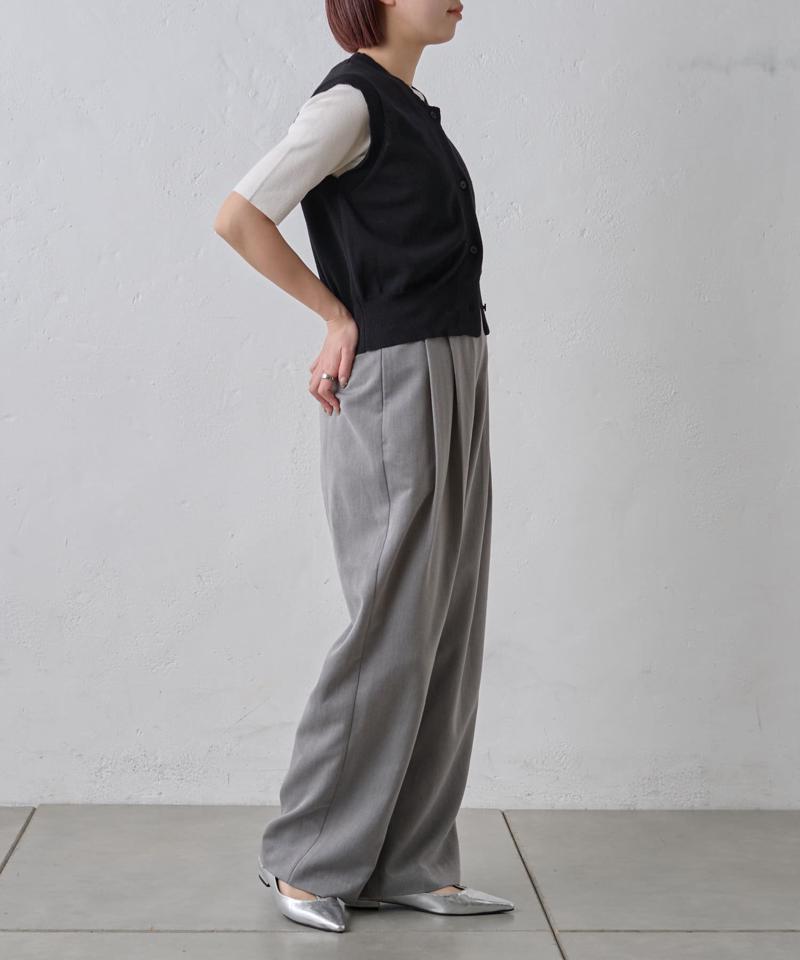 【paradigm】コットンニットコンパクトベスト