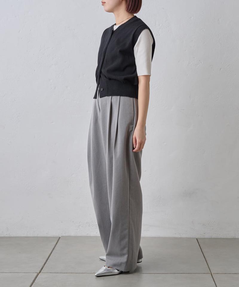 【paradigm】コットンニットコンパクトベスト