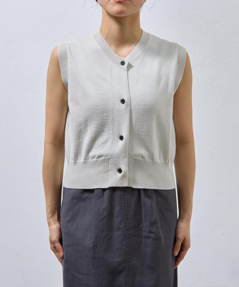 【paradigm】コットンニットコンパクトベスト
