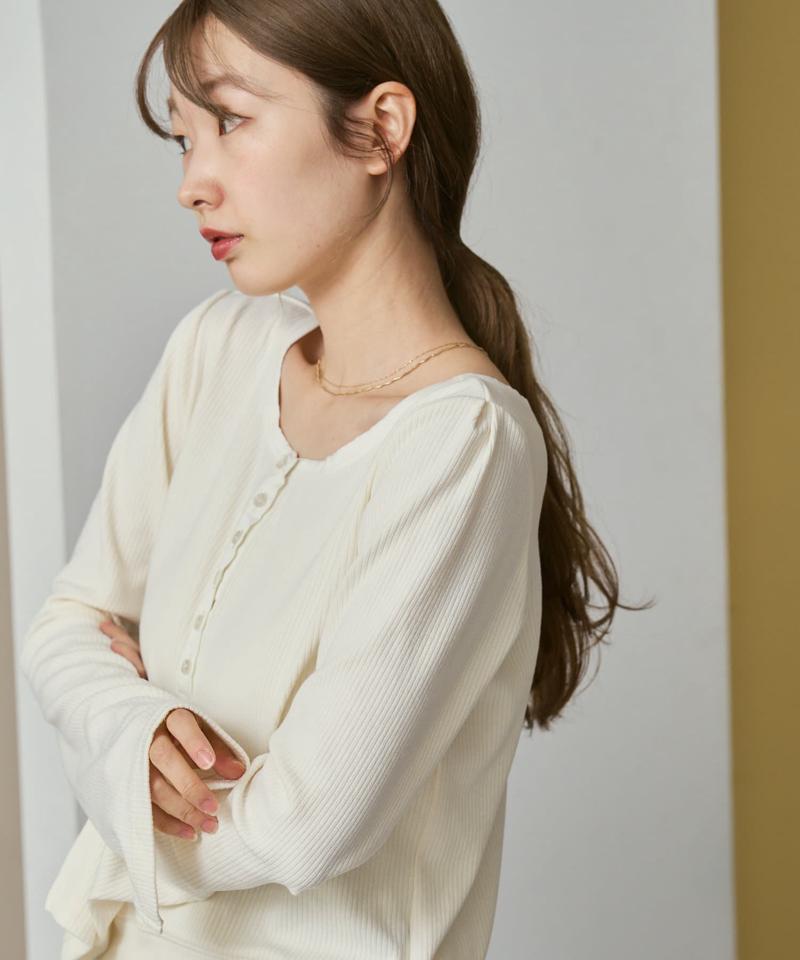 【新色追加/5色展開】ヘンリーリブプルオーバー