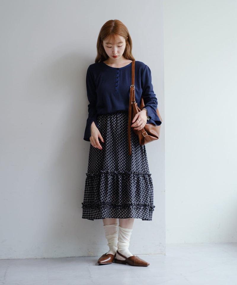 【新色追加/5色展開】ヘンリーリブプルオーバー