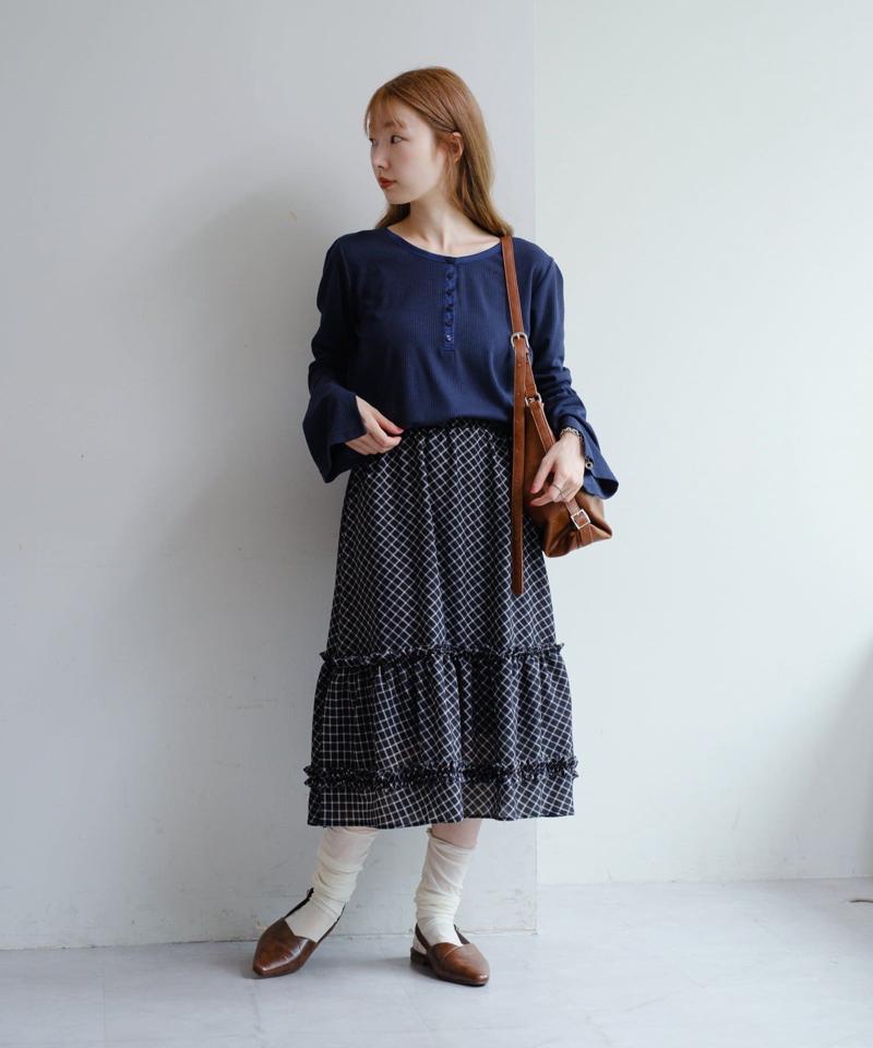 【新色追加/5色展開】ヘンリーリブプルオーバー