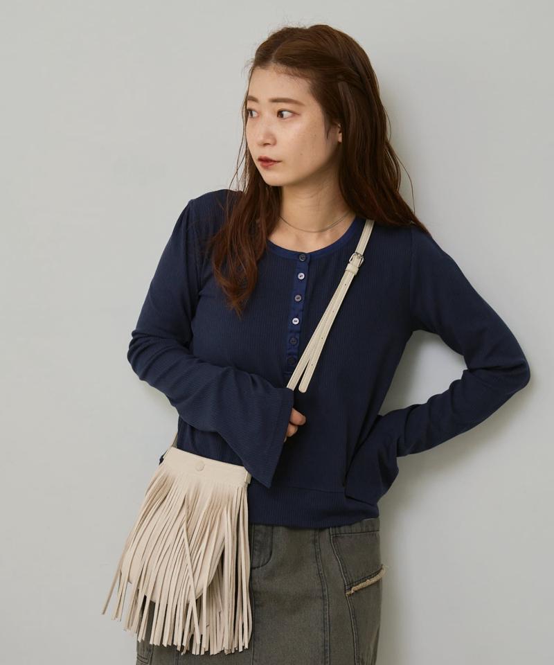 【新色追加/5色展開】ヘンリーリブプルオーバー