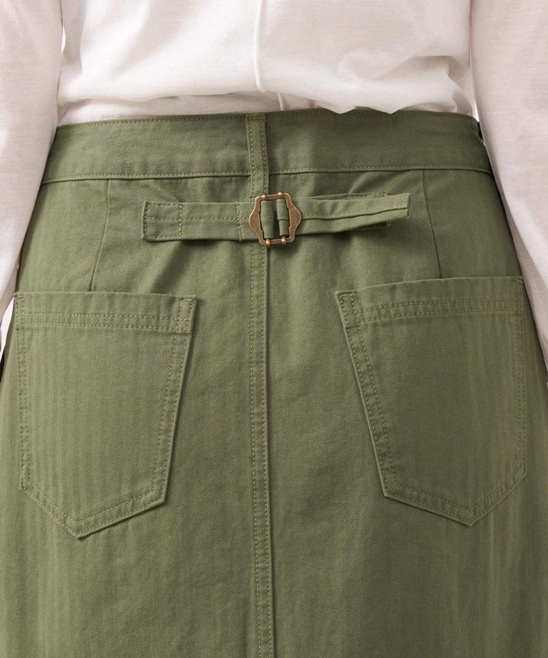 【MONN.:.(モン)】カーゴマキシスカート