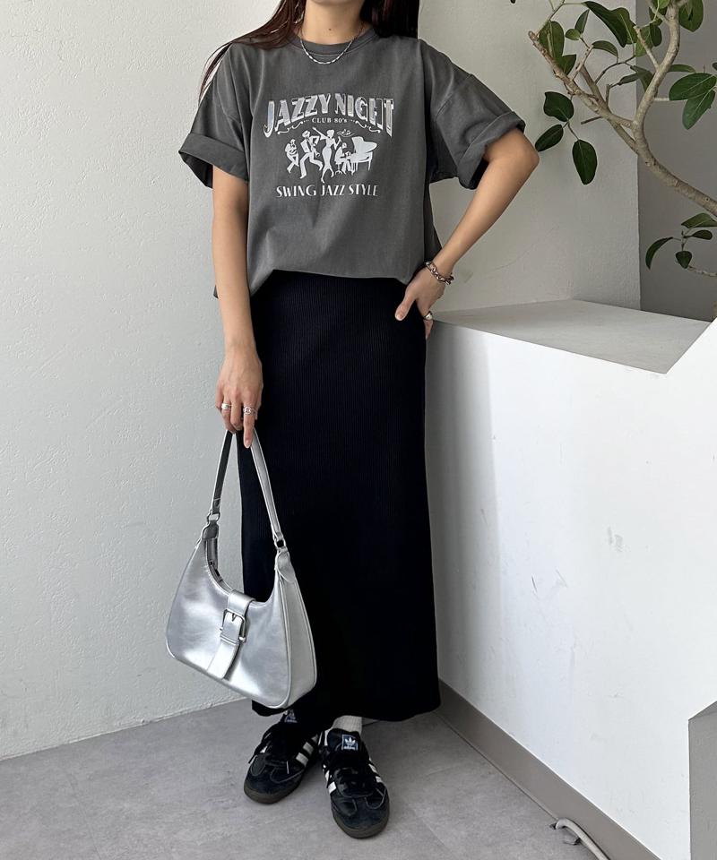 【ユニセックス】ピグメントジャズナイトTシャツ