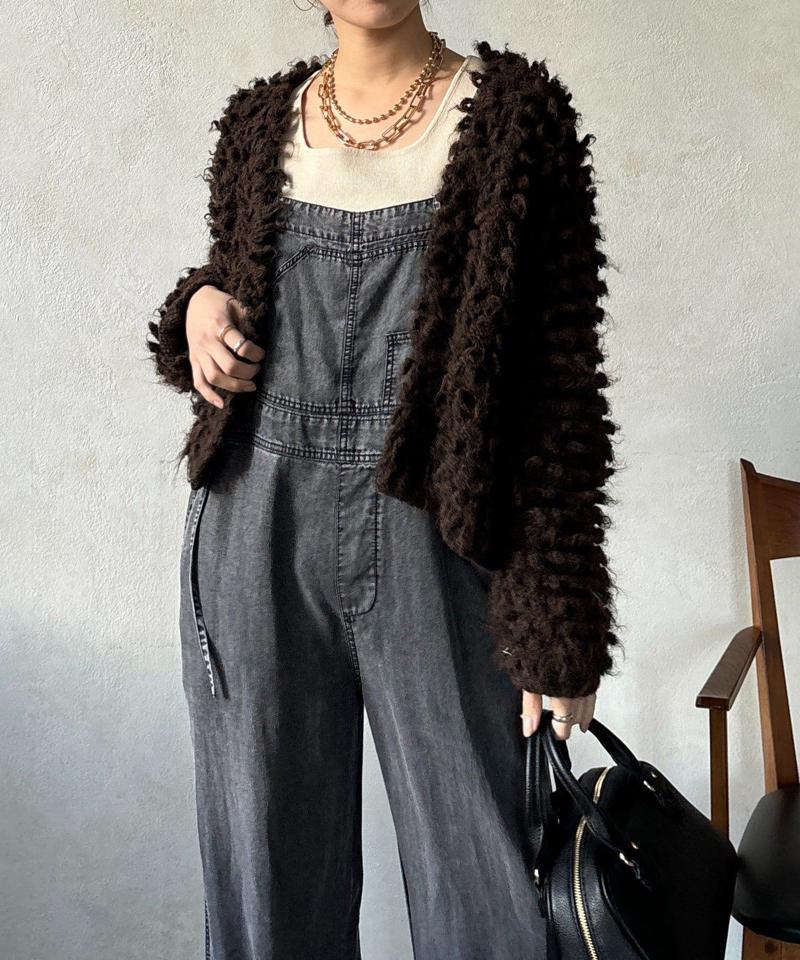 【完売カラー再追加！/サイズ展開あり】リヨセルデニムオールインワン