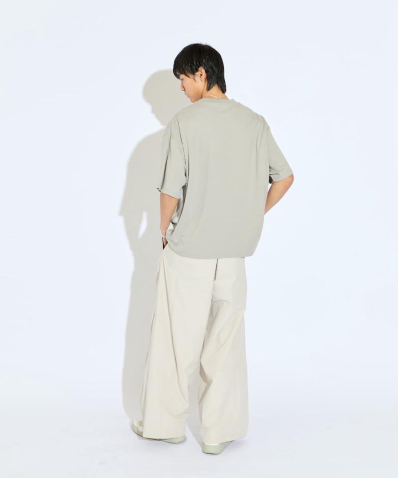 【Neucon/ニューコン】スプレーデザイン刺繍ロゴBIGTシャツ