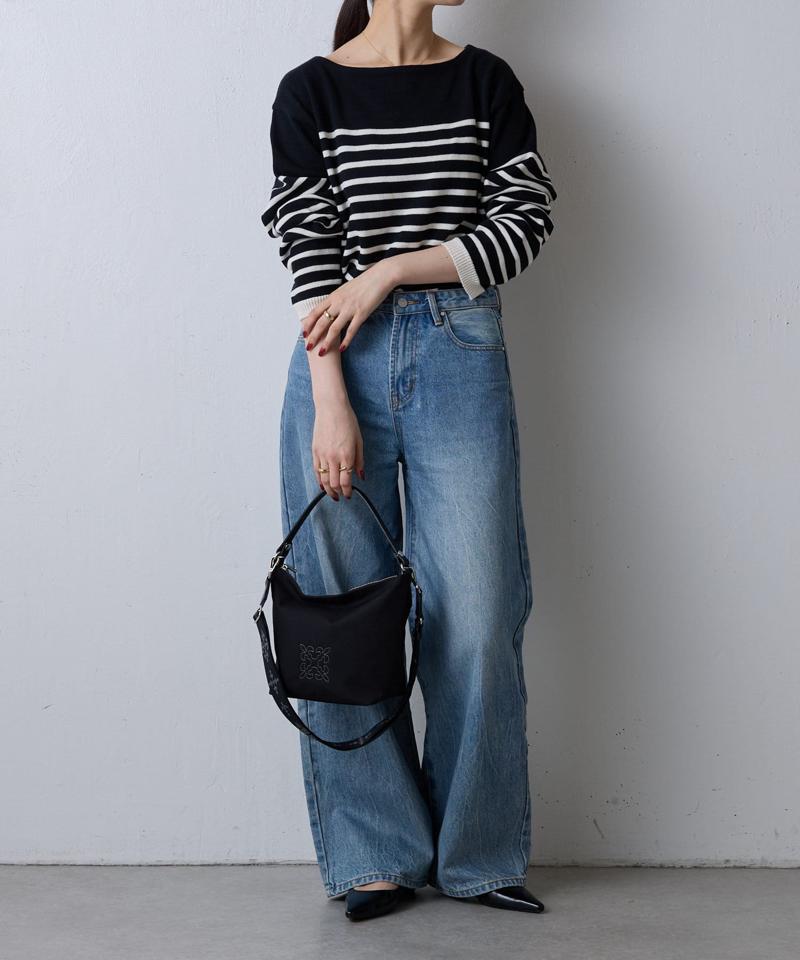 [320g/撥水性あり] 【名品】コーデュラナイロン2wayシンプルショルダーバッグ