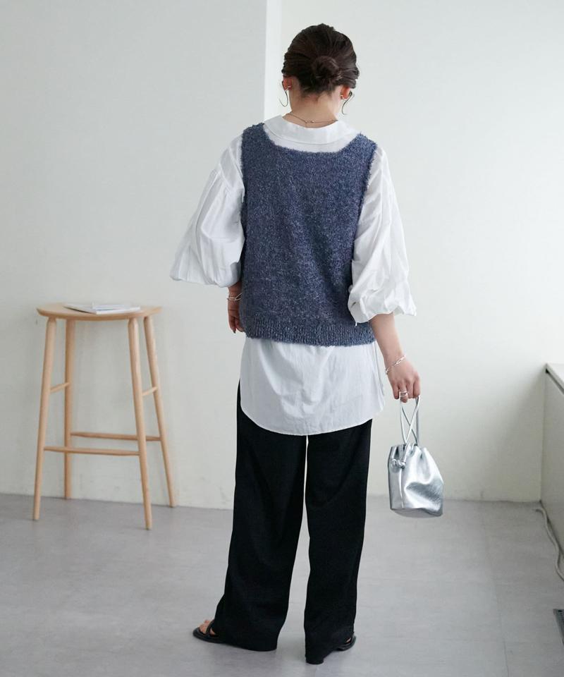 【WEB限定】リボンヤーンベスト