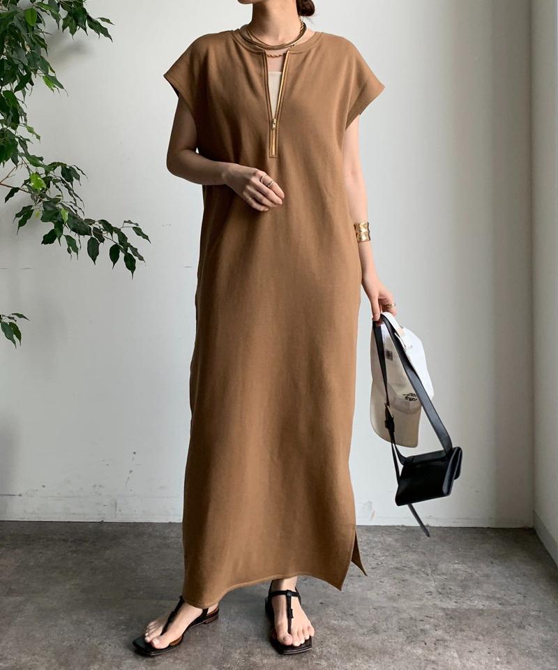 【SAKURA×こっち企画】前後2WAYジップワンピース