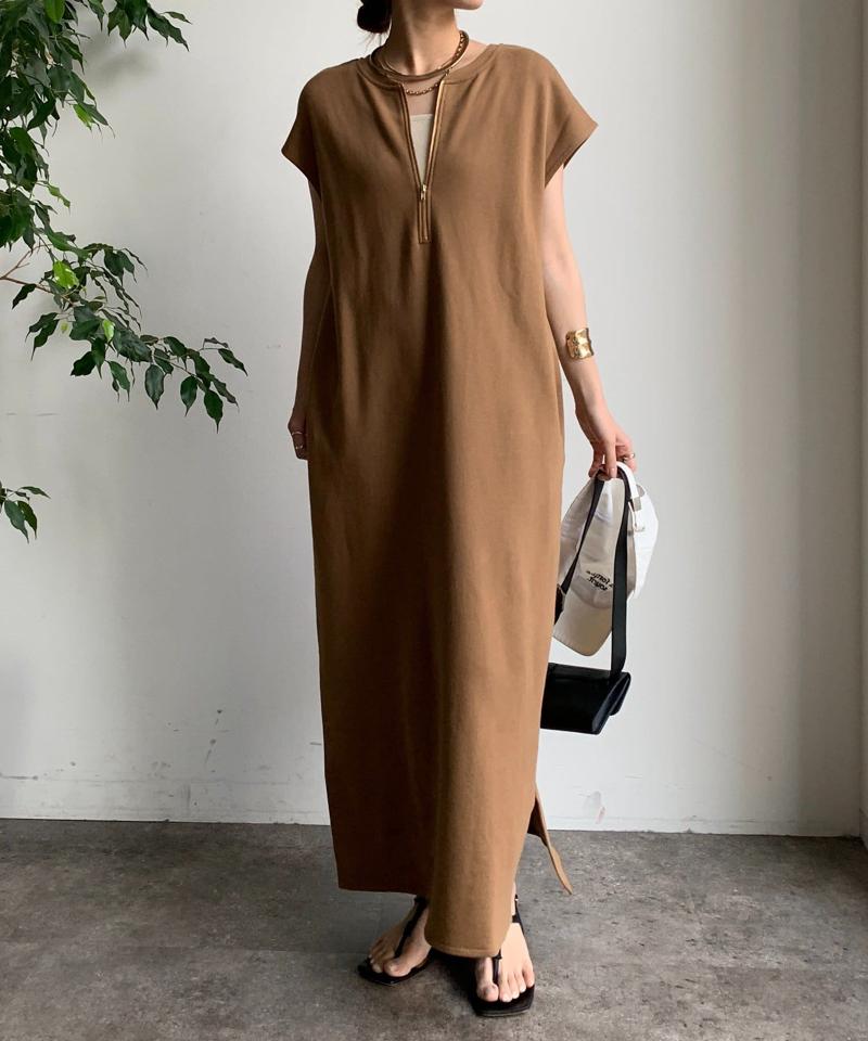 【SAKURA×こっち企画】前後2WAYジップワンピース