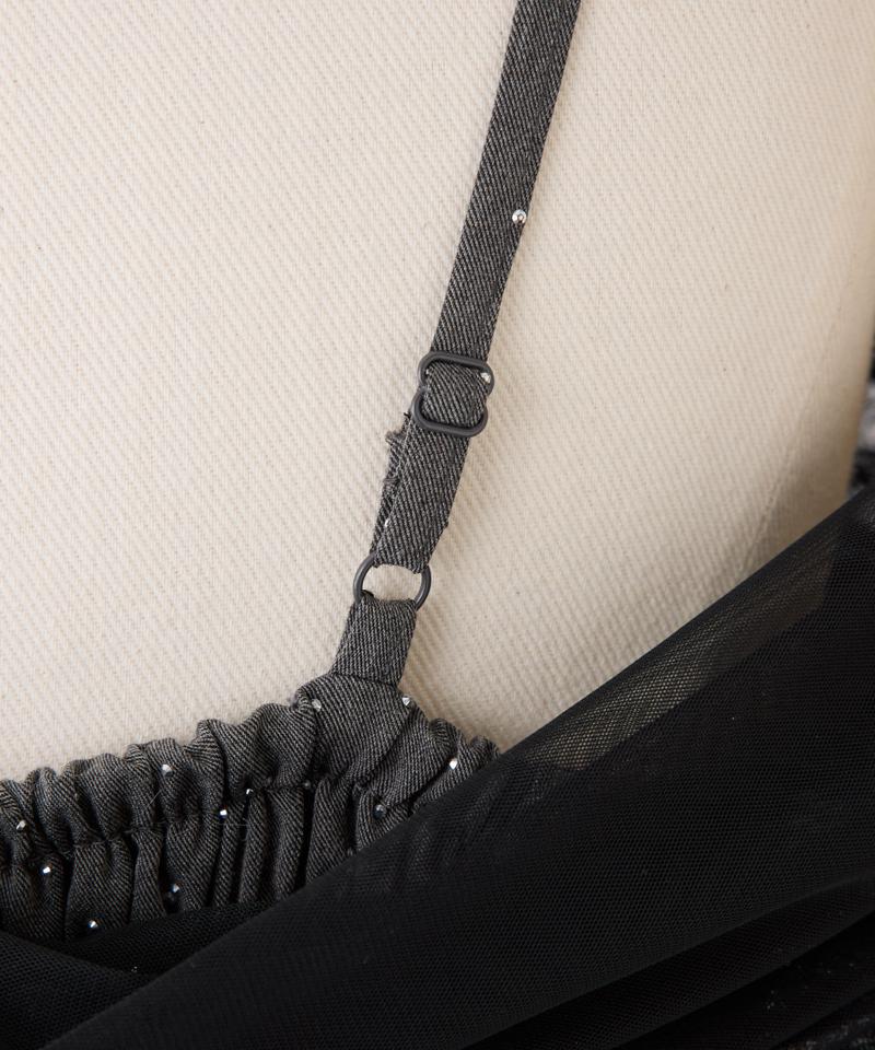 【Black collection】リボンロンパース