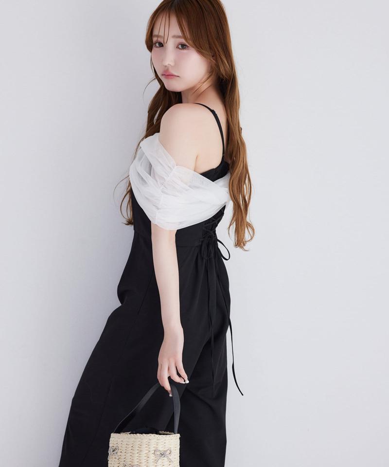 【Black collection】リボンロンパース