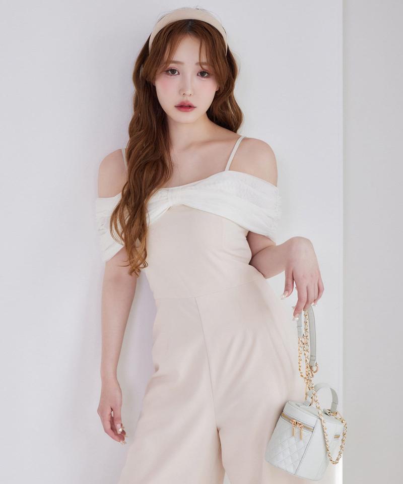 【Black collection】リボンロンパース