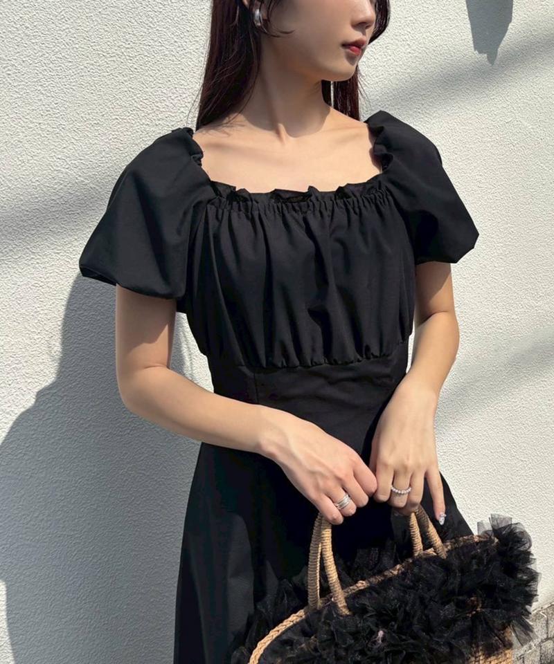 【Black collection】イレヘムティアードロングワンピース
