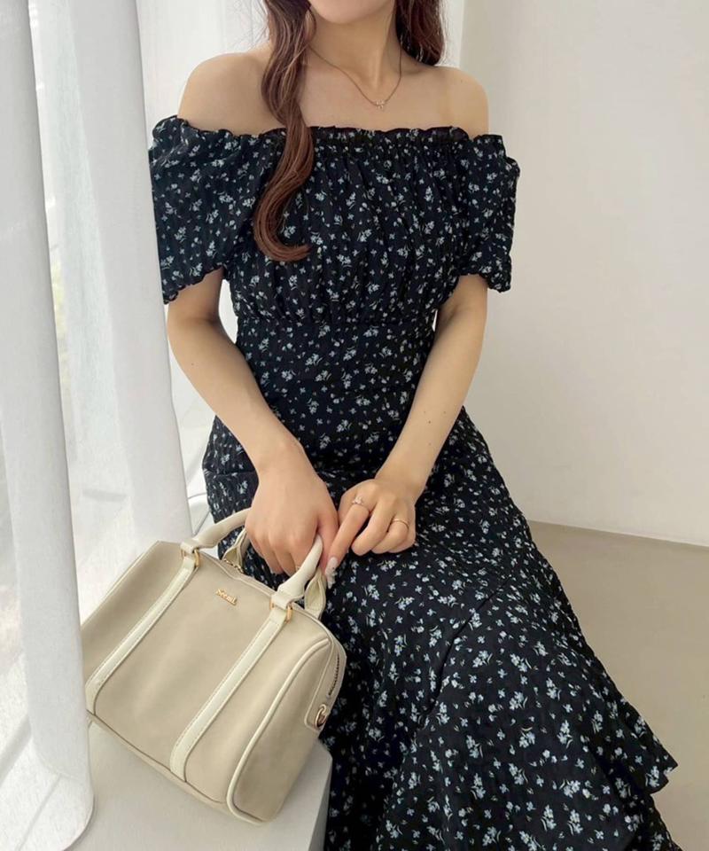 【Black collection】イレヘムティアードロングワンピース