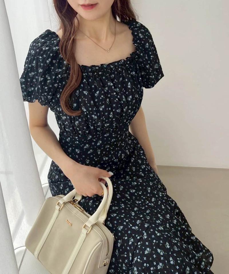 【Black collection】イレヘムティアードロングワンピース