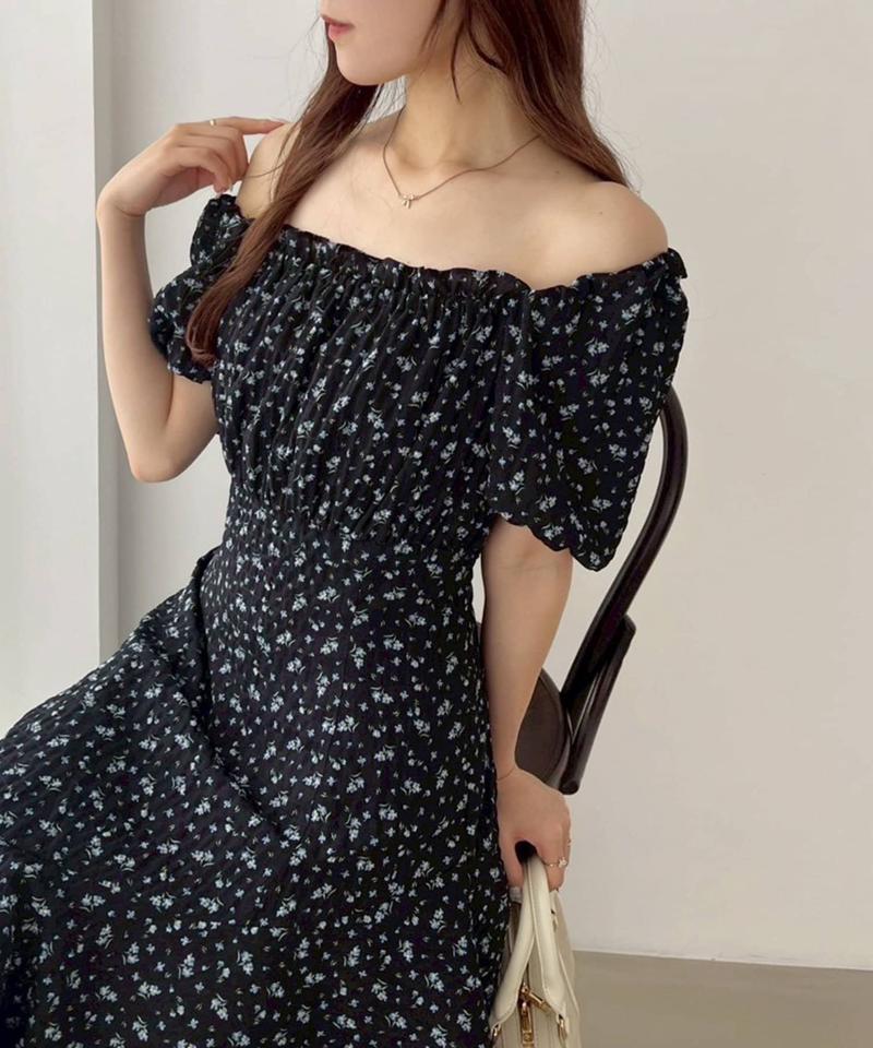 【Black collection】イレヘムティアードロングワンピース