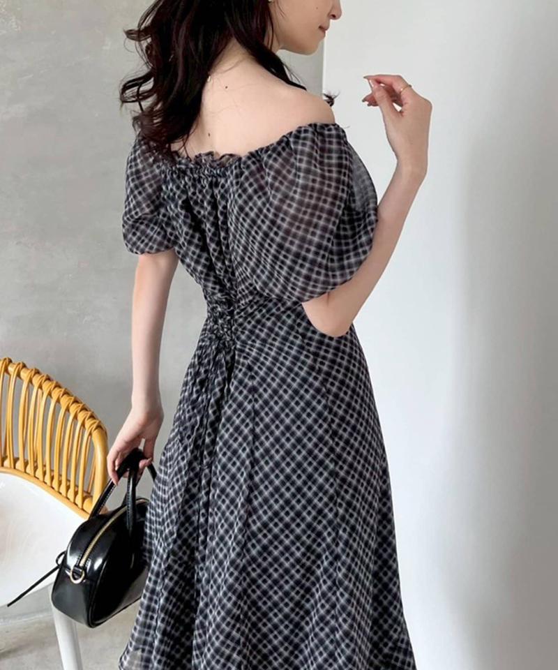 【Black collection】イレヘムティアードロングワンピース